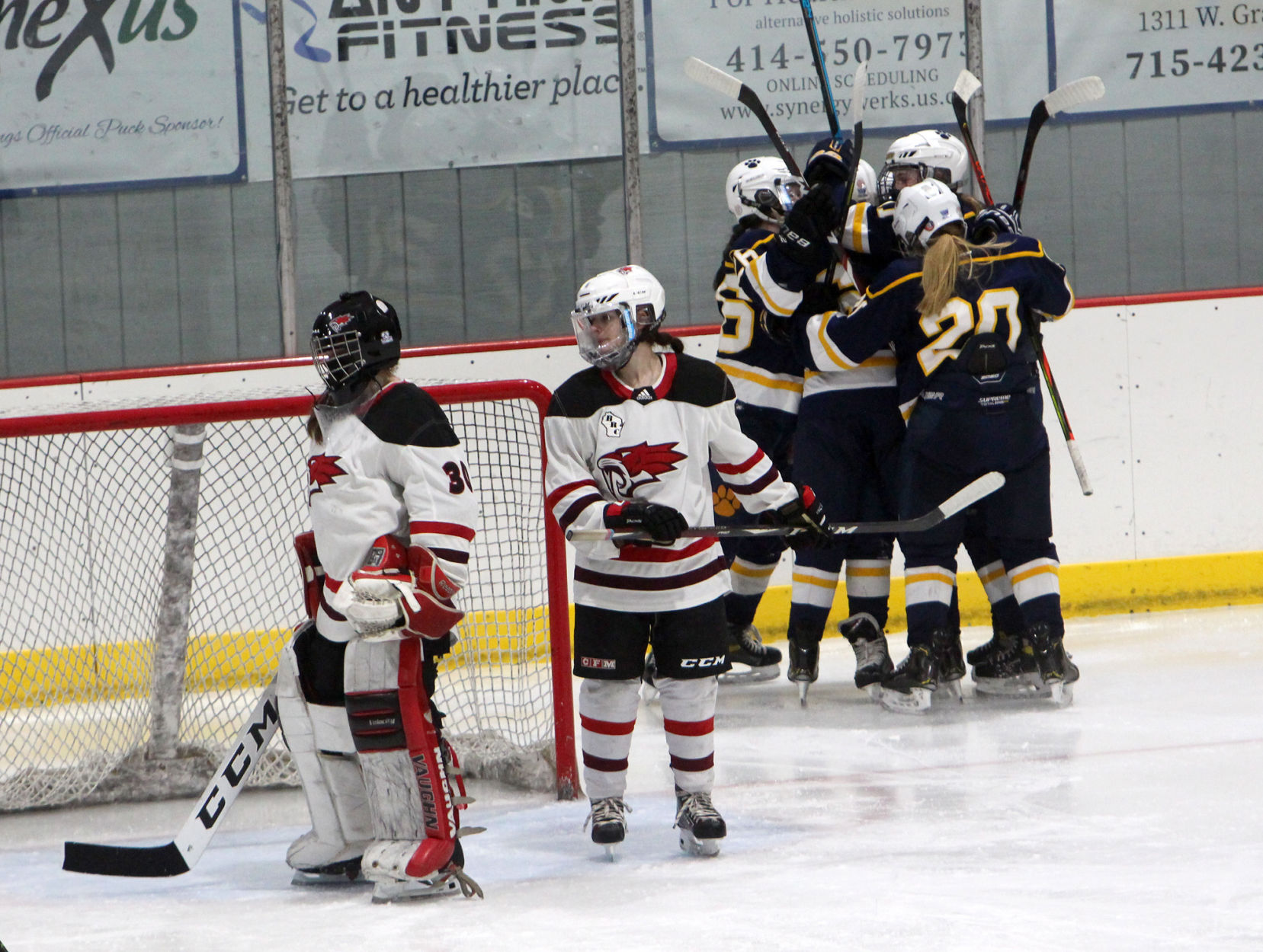 Girls Hockey State Championship: Chippewa Falls/Menomonie vs University School of Milwaukee in Wisconsin Rapids 2-20-21